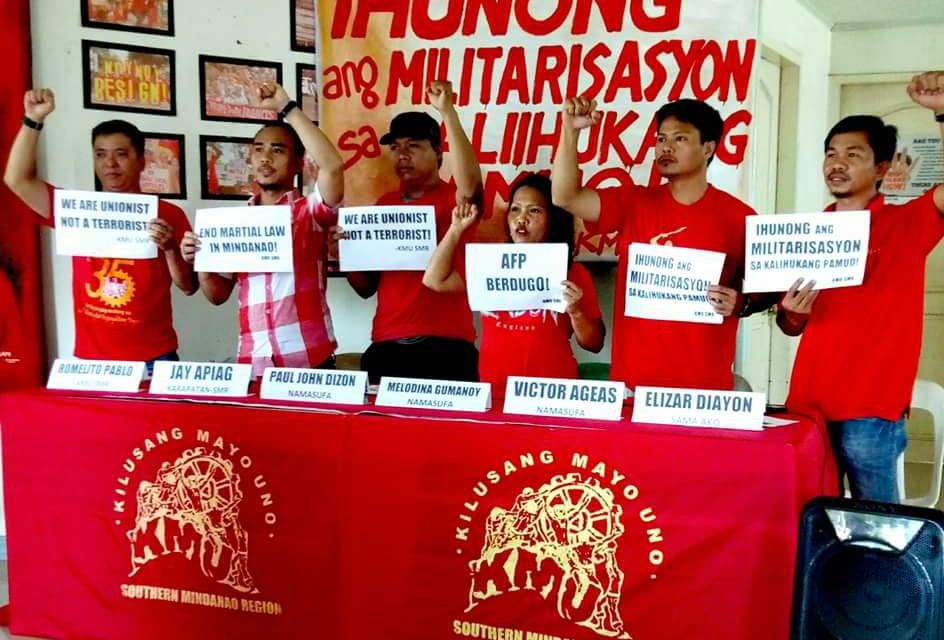Labor Rights Group Raises Alarm Over Intensified Attacks on Labor Leaders in Compostela Valley