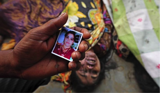 On the death of over 400 garments workers in Bangladesh