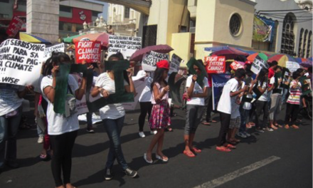 On the Eve of Climate Agreement: Women, Workers, Urban Poor Groups Hold Protest To Demand Climate Justice; Belies Aquino’s Stance In The Paris Talks