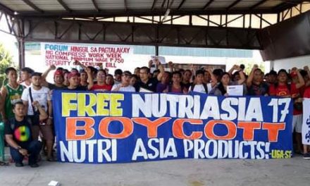 17 NutriAsia Workers Illegally Arrested, Falsely Charged and Jailed for Exercising Right to Strike