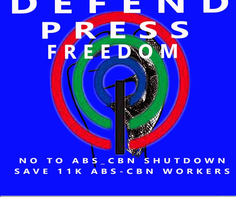 On the Closure of ABS-CBN: Defend Press Freedom, Stand with the ABS-CBN Workers!