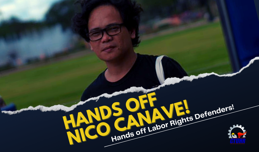 Hands-Off Nico Canave! Hands-Off Labor Rights Defenders!﻿