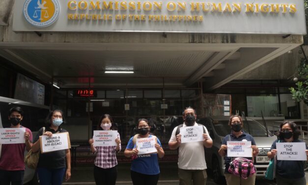 Red-tagged Labor Rights NGO Filed a Complaint at CHR